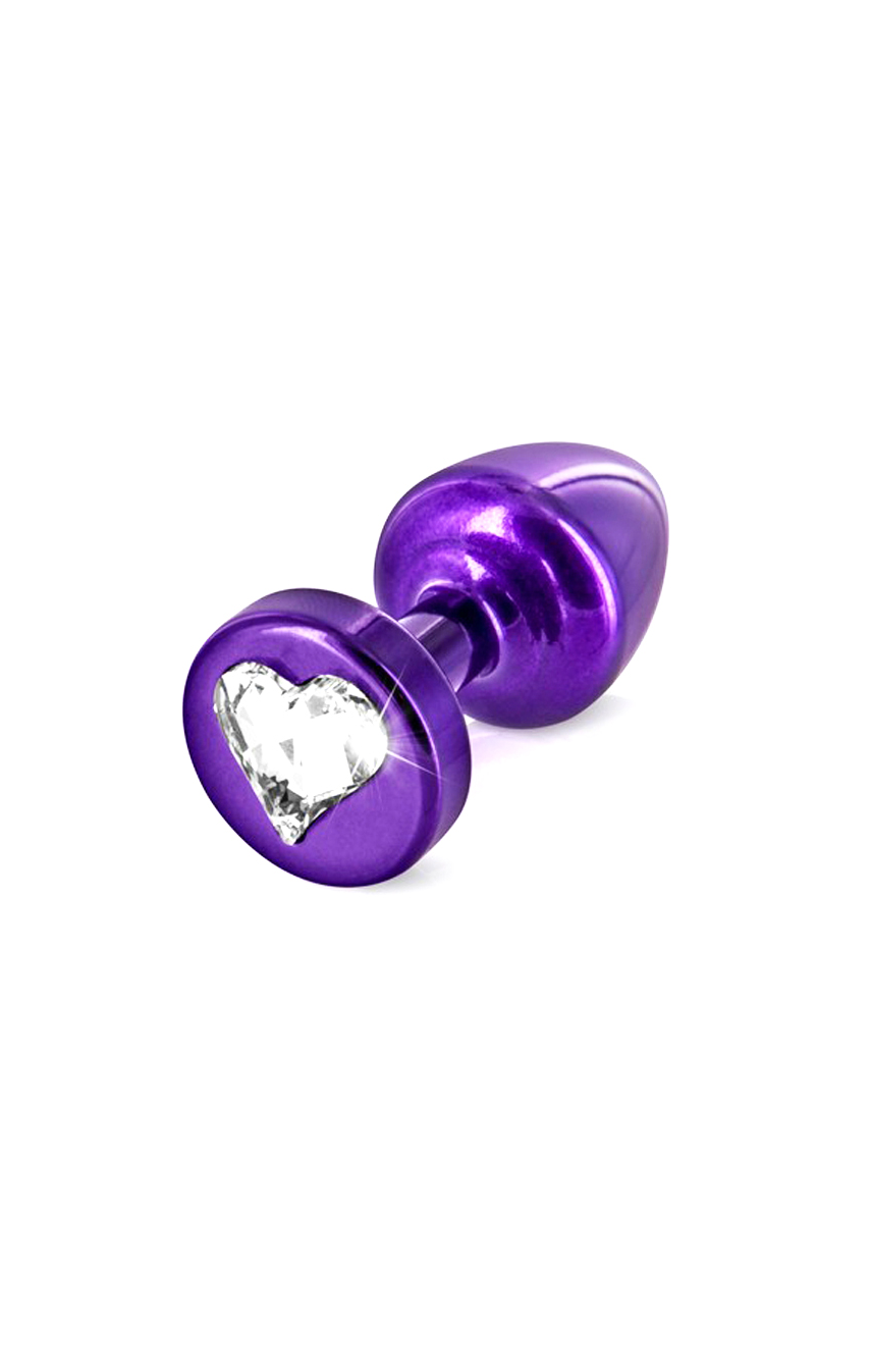 Анальная пробка - Anni R Heart Purple, цвет: фиолетовый