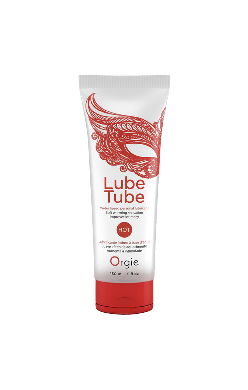 Согревающая смазка для секса на водной основе Lube Tube Hot Orgie