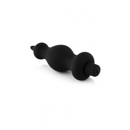 Мощные вибрации для вашего ануса - Анальная пробка с вибрацией Adrien Lastic Bullet Amuse Black 