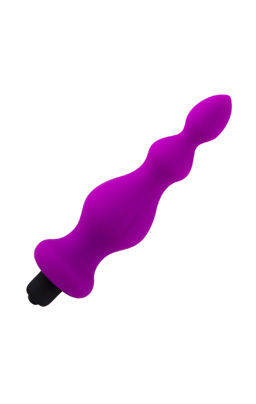 Пурпурный соблазн - Анальная пробка с вибрацией - Adrien Lastic Bullet Amuse, цвет: лиловый