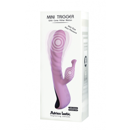 Ключ к воротам наслаждения, Вибратор Adrien Lastic Mini Trigger - цвет: нежно  розовый