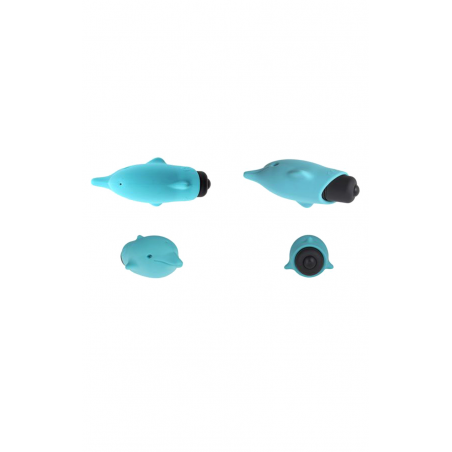 Пучина удовольствия - Вибростимулятор эрогенных зон - Adrien Lastic Vibe Flippy 10, цвет: голубой