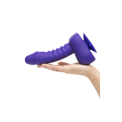 Смотри, он встает - Первый в мире! Бионик страпон с вибрацией Uprize фиолетовый, 15 см, фиолетовый