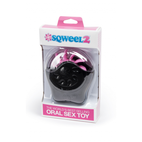 Неутомимый партнер - Симулятор орального секса Sqweel 2 , цвет: черный