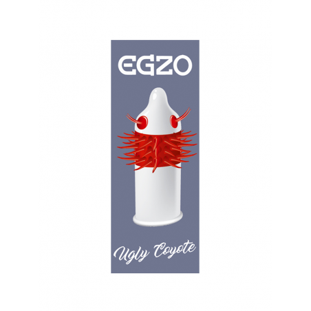 Насадка на член EGZO Uglu Coyot (презерватив с усиками)