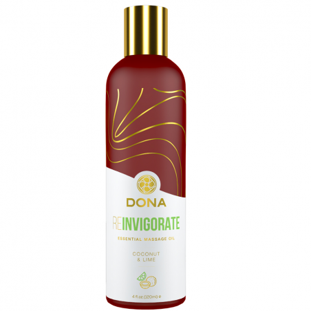 Самые приятные прикосновения - Массажное масло DONA Reinvigorate - Coconut & Lime Massage Oil 