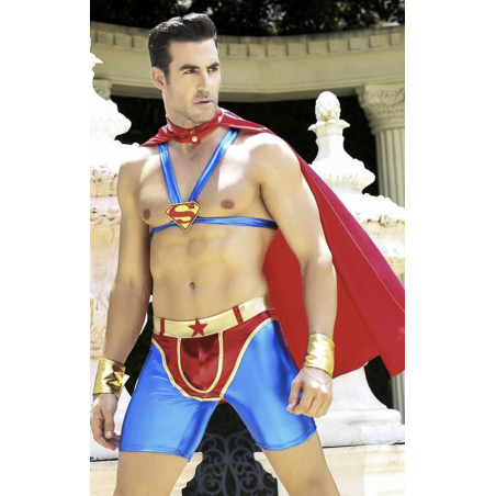 Мужской эротический костюм супермена "Готовый на всё Стив" - Секс с супергероем