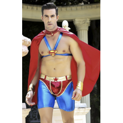 Мужской эротический костюм супермена "Готовый на всё Стив" - Секс с супергероем