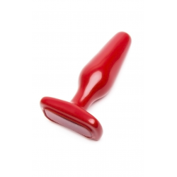 Яркая и сладкая, Анальная пробка Doc Johnson Red Boy - Medium 5.5 Inch - цвет: красный