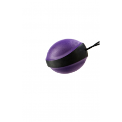 Виброшарик Vibratissimo SingleBall, цвет: фиолетовый с черной полоской