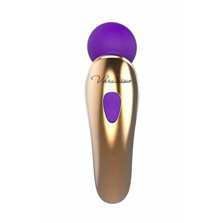 Вибромассажер Vibratissimo Little Want, цвет: фиолетово-золотой