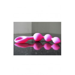 Анальные шарики - Alive Triball, цвет: розовый