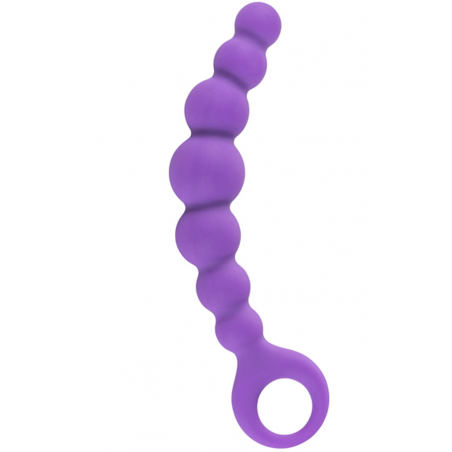 Анальный стимулятор - Alive Bubble Chain, цвет: фиолетовый