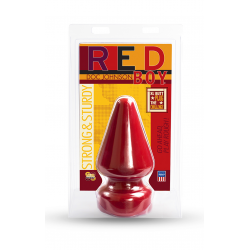 Действительно крупная пробка, Анальная пробка Red Boy - XL Butt Plug The Challenge - цвет: красный