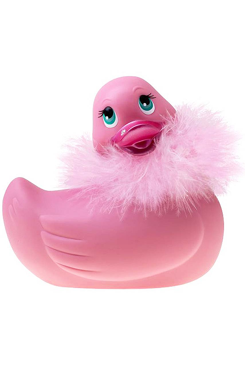 Прямиком из Парижа - Вибромассажер I Rub My Duckie - Paris Pink//Black