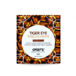 Увлажнение и наслаждение - Пробник массажного масла EXSENS Tiger Eye Macadamia 3мл 