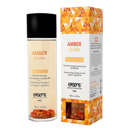 Гармония и релакс - Массажное масло EXSENS Amber Jojoba (гармонизирующее с янтарем) 100мл 