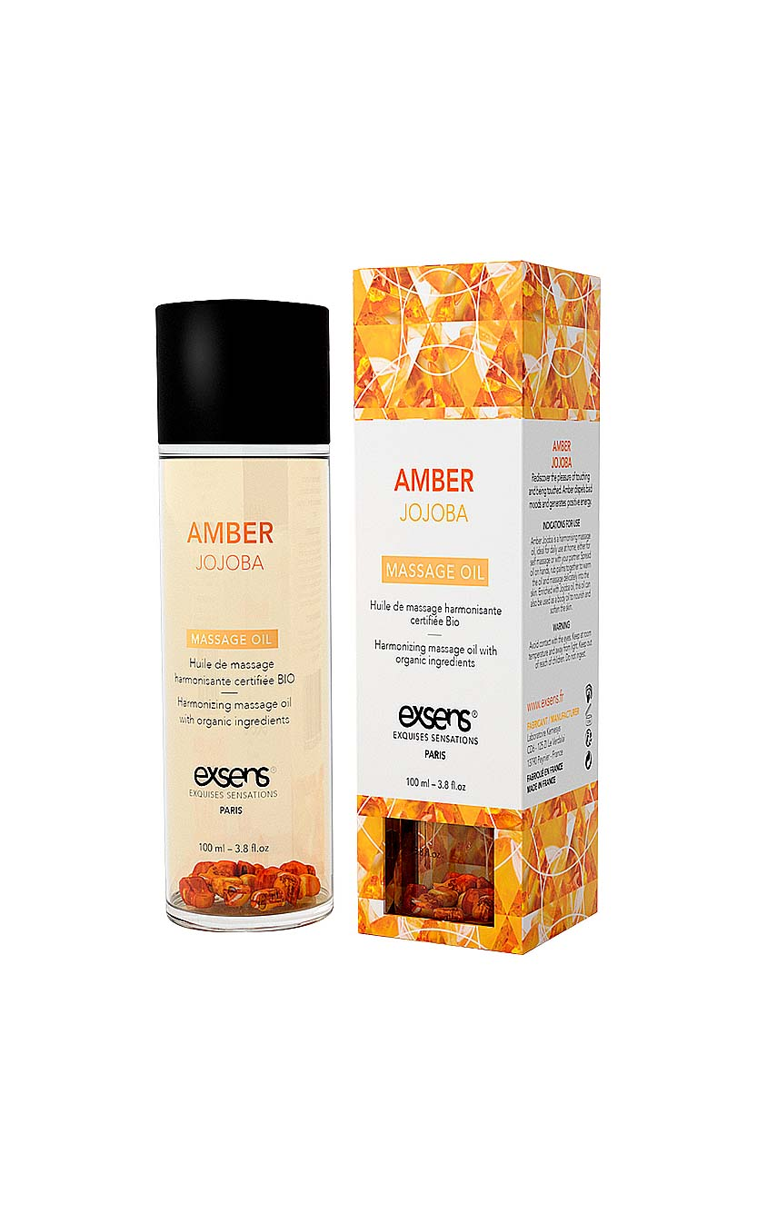 Гармония и релакс - Массажное масло EXSENS Amber Jojoba (гармонизирующее с янтарем) 100мл 