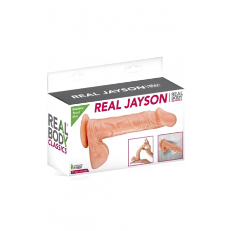 Фаллоимитатор Real Body - Real Jayson, цвет: телесный