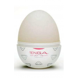 Рельефное наслаждение - Мастурбатор Tenga Egg Stepper (Степпер), цвет: белый