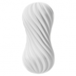 Для необычных ощущений - Мастурбатор Tenga FLEX Silky White, цвет: белый