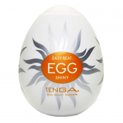 Вспышка оргазма - Мастурбатор Tenga Egg Shiny (Cолнечный), цвет: прозрачный