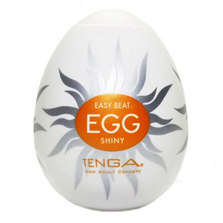 Вспышка оргазма - Мастурбатор Tenga Egg Shiny (Cолнечный), цвет: прозрачный