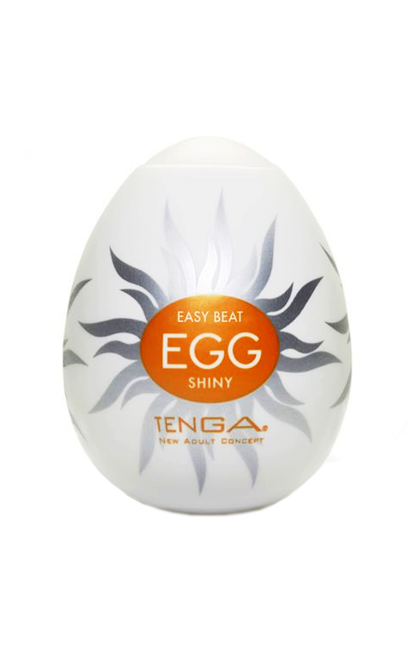 Вспышка оргазма - Мастурбатор Tenga Egg Shiny (Cолнечный), цвет: прозрачный