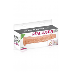 Для поклонников реализма, Фаллоимитатор Real Body - Real Justin - цвет: телесный