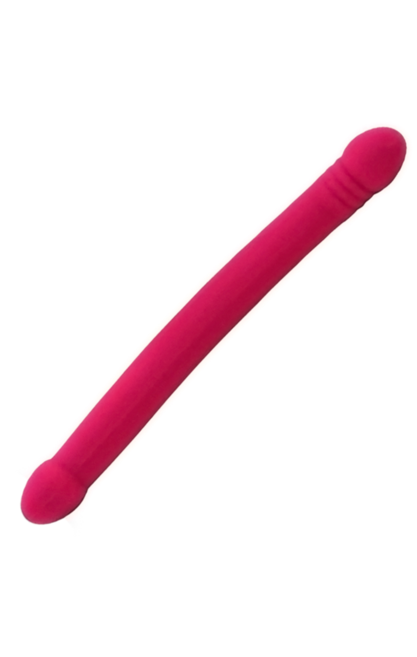 Фаллоимитатор двойной Dorcel Real Double Do Magenta, цвет: малиновый