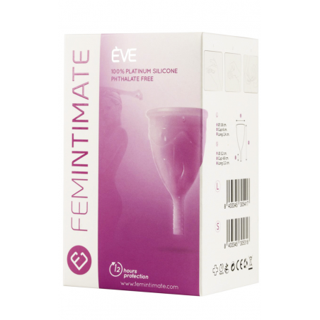 Гигиеничнее, чем прокладки - Менструальная чаша Femintimate Eve Cup, цвет: нежно-розовый