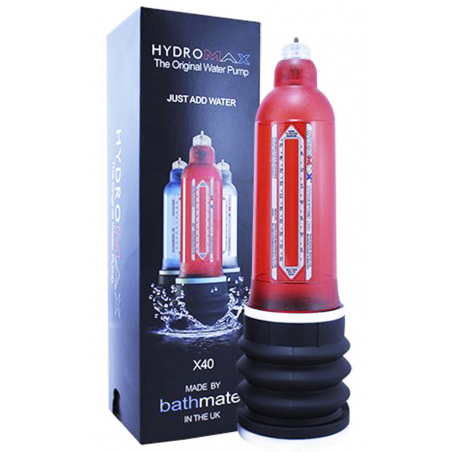 Водяная помпа Bathmate Hydromax X40 Brilliant, цвет: красный