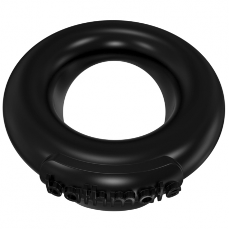 Еще больше наслаждения - Эрекционное кольцо Bathmate Vibe Ring - Strength, цвет: черный 