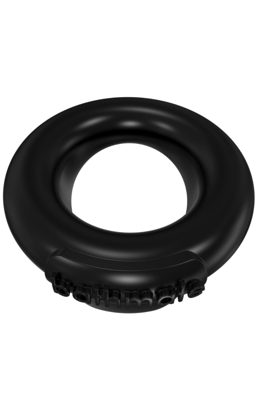 Еще больше наслаждения - Эрекционное кольцо Bathmate Vibe Ring - Strength, цвет: черный 