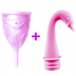 Отличный выход в критические дни - Менструальная чаша S/L с переносным душем