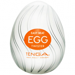 Объем и нежность - Мастурбатор Tenga Egg Twister (Твистер), цвет: белый
