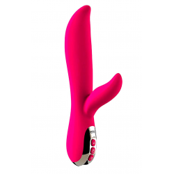 Теплое наслаждение, Волновой вибратор с подогревом Leten Tongue Wave Vibrator - цвет: розовый