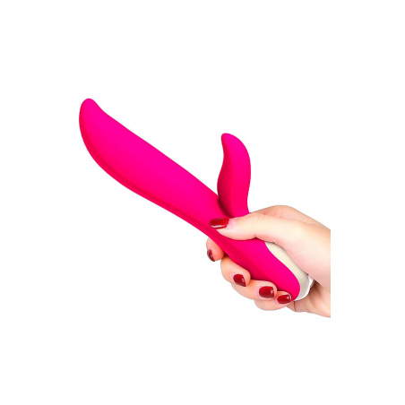 Теплое наслаждение, Волновой вибратор с подогревом Leten Tongue Wave Vibrator - цвет: розовый