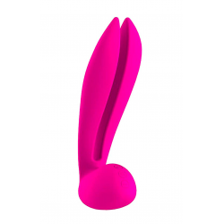 Шаловливые ушки, Вибромассажер Leten Multi Rabbit - цвет: розовый