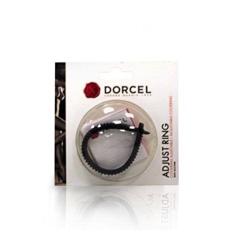 Эрекционное кольцо Dorcel Adjust Ring, цвет: черный