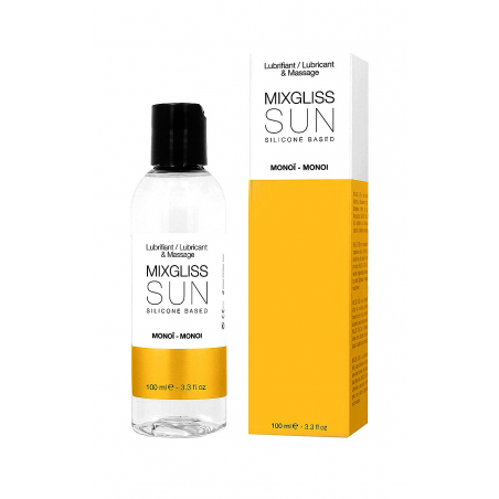 Для всех типов кожи - Лубрикант на силиконовой основе MixGliss SUN MONOI 100 мл