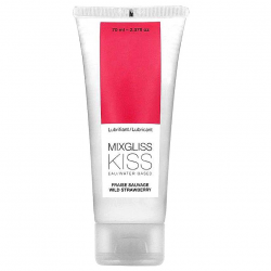 Дикая клубника - Лубрикант на водной основе MixGliss KISS Wild Strawberry (70 мл)
