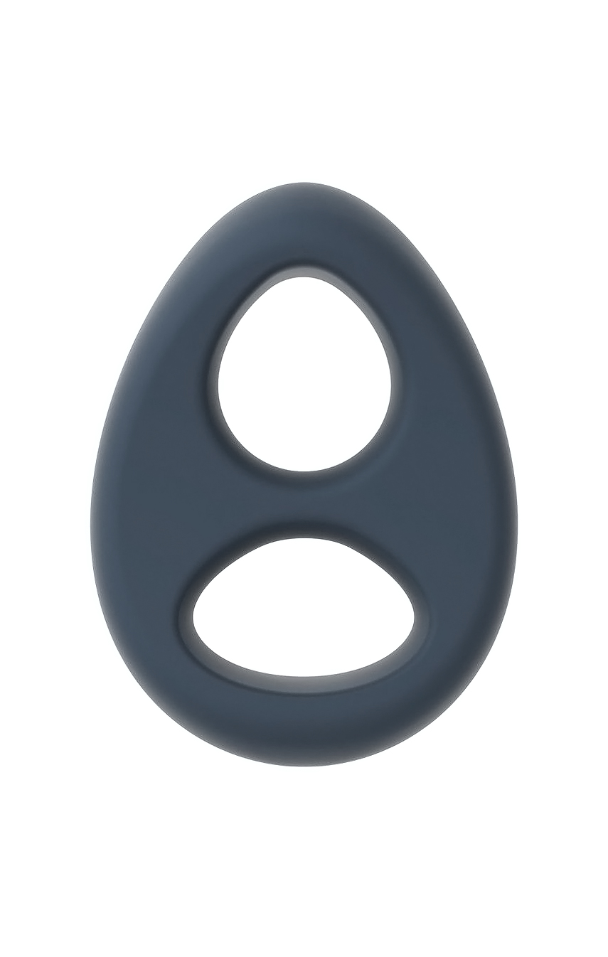 Кольцо для удовольствия - Эрекционное кольцо Dorcel Liquid-Soft Teardrop, цвет: черный 