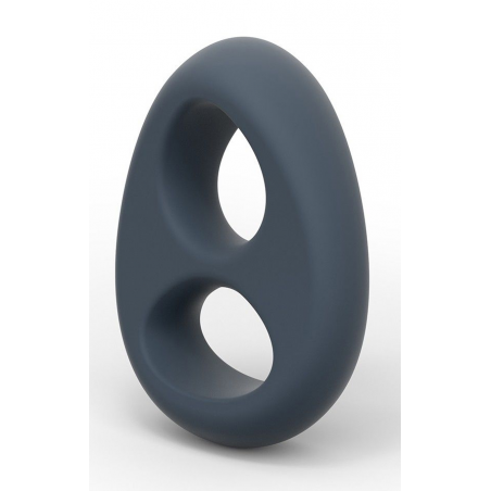 Кольцо для удовольствия - Эрекционное кольцо Dorcel Liquid-Soft Teardrop, цвет: черный 