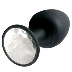 Анальная пробка Dorcel Geisha Plug Diamond M, цвет: черный