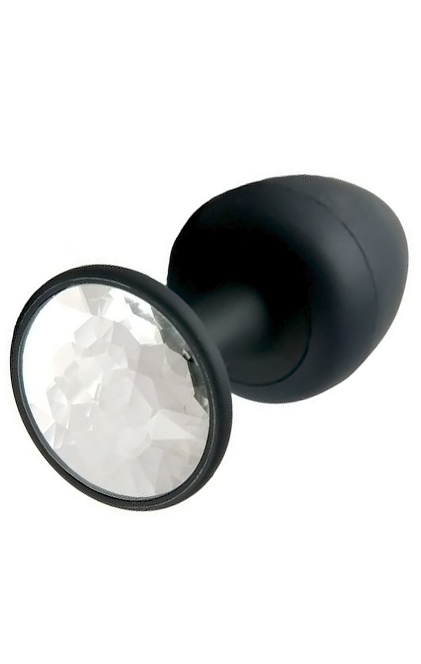 Анальная пробка Dorcel Geisha Plug Diamond L, цвет: черный