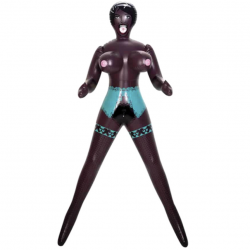 Безотказная женщина - Надувная секс кукла - Life Size Inflatable doll 1, цвет: темная кожа