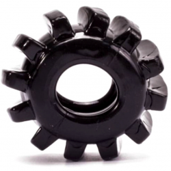 Наслаждение плюс, Эрекционное кольцо POWER PLUS Cockring 2 - цвет: черный