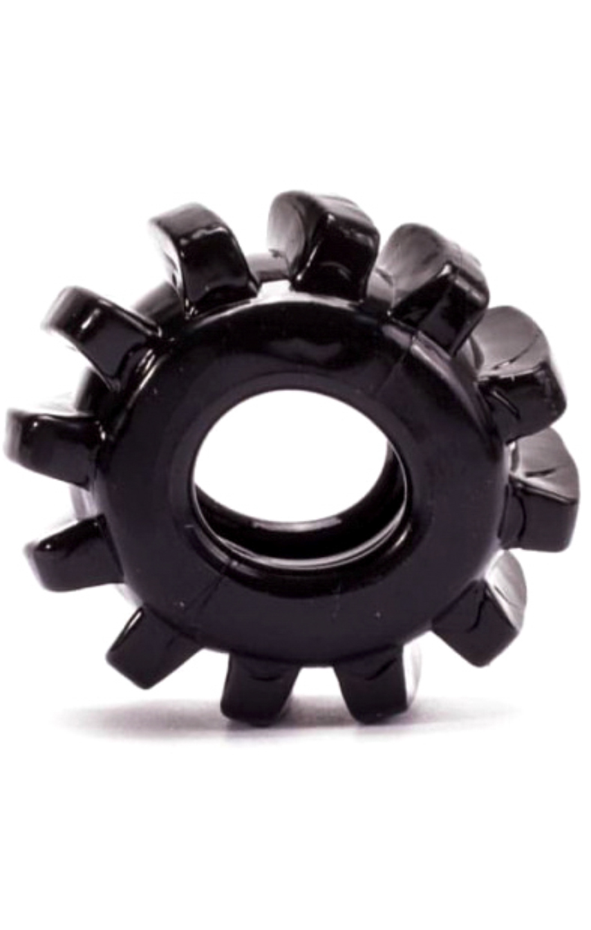 Наслаждение плюс, Эрекционное кольцо POWER PLUS Cockring 2 - цвет: черный