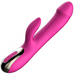 нет инфо! Вибратор-пульсатор Leten Automatical Thrusting Vibrator с подогревом, цвет: розовый